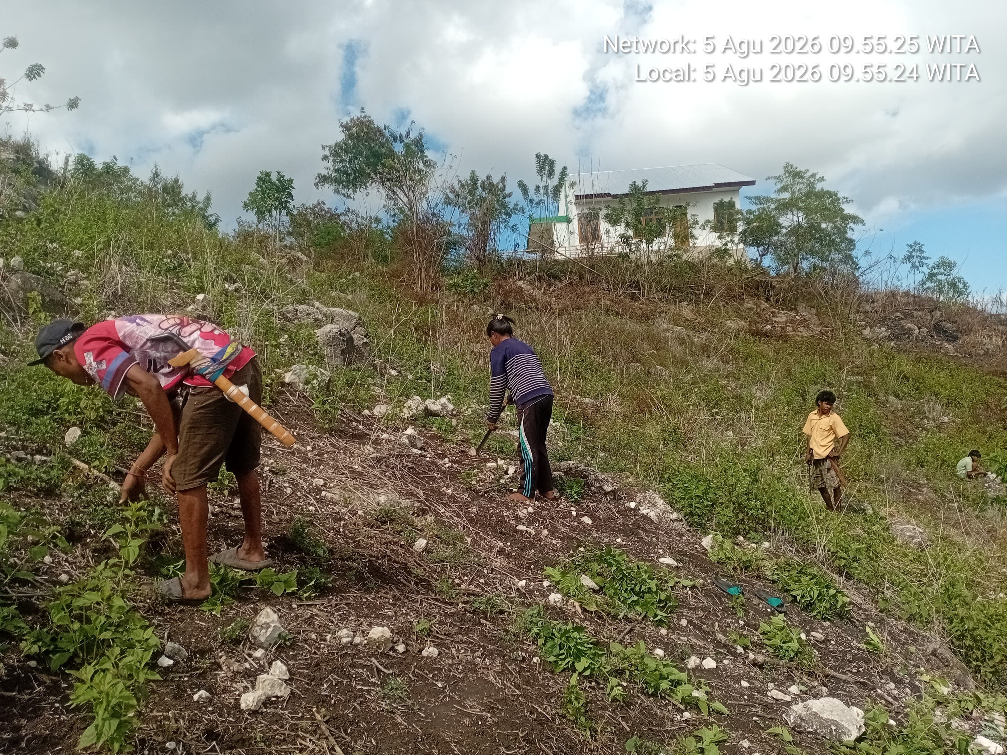 Kegiatan Masyarakat dalam Pengolahan Lahan Pertanian